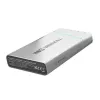 Przenośny akumulator zielony Cell BPLGC20P 20800 mAh litowo-jonowy, USB-C PD 65W, 2x USB-C + 1x USB-A, aluminiowa obudowa