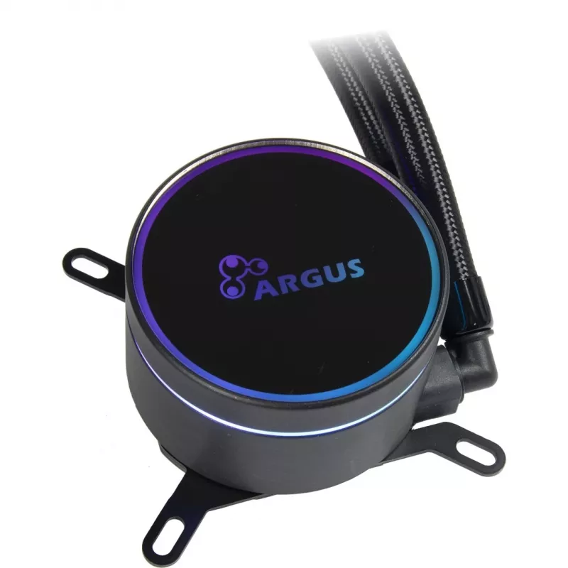 Kompaktowe chłodzenie cieczą Inter-Tech LC-120 RGB 12 cm czarny