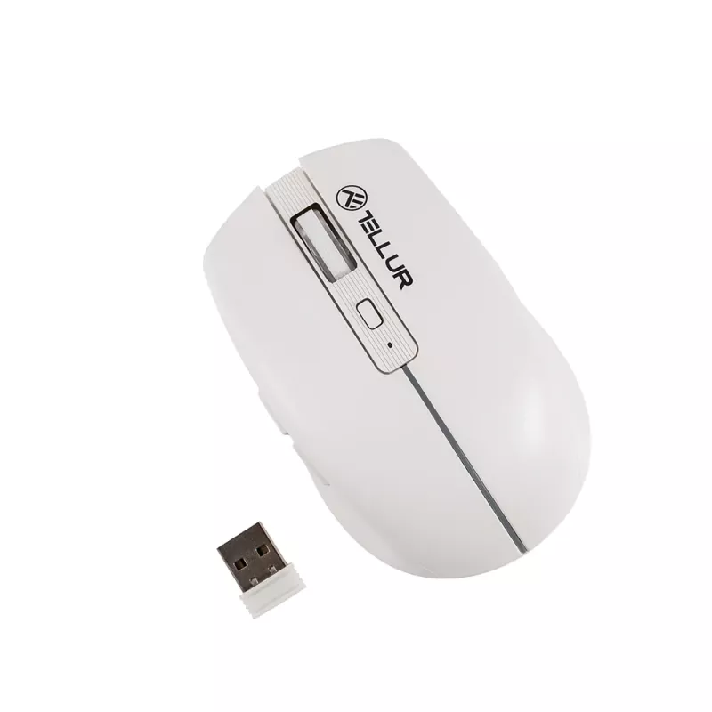 Tellur Silent Click Wireless mysz Biały