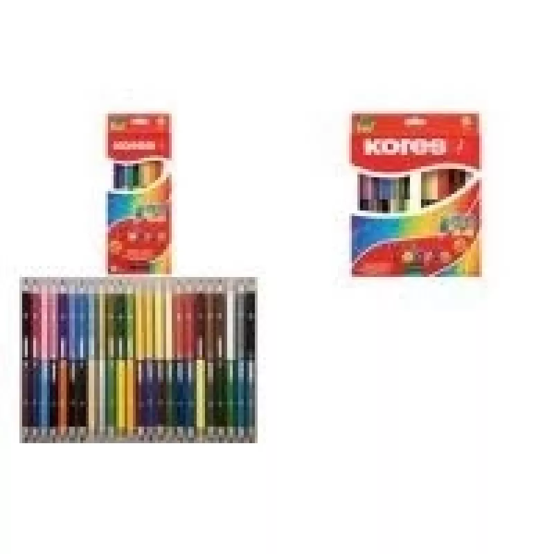 Kores Duo Wielokolorowe 12 szt.