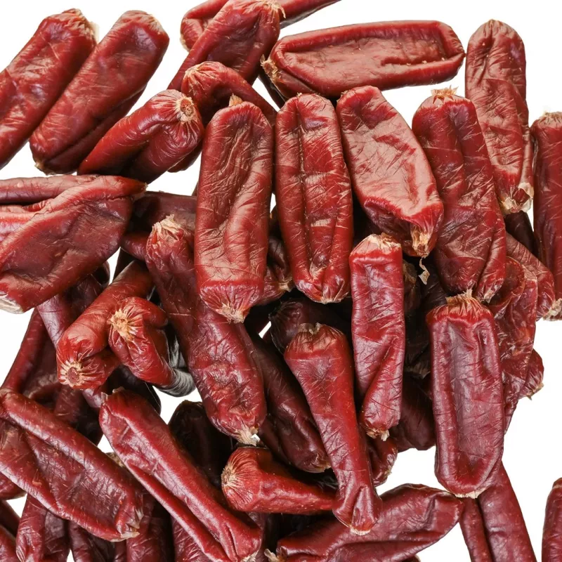 Przysmaki dla psa PETITTO Miękkie kiełbaski wołowe 500 g — miękkie przekąski treningowe, 33% białka, 4% tłuszczu, bezglutenowe i bezcukrowe