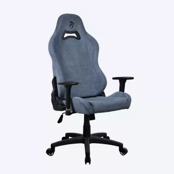 Fotel gamingowy Arozzi Torretta SoftFabric niebieski — ergonomiczny design, regulowana wysokość i podłokietniki