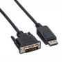 Kabel DisplayPort VALUE DP-DVI (24+1) LSOH M/M 2 m