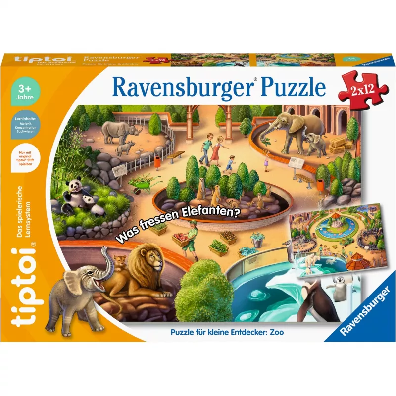 tiptoi Puzzle dla młodych odkrywców: Zoo