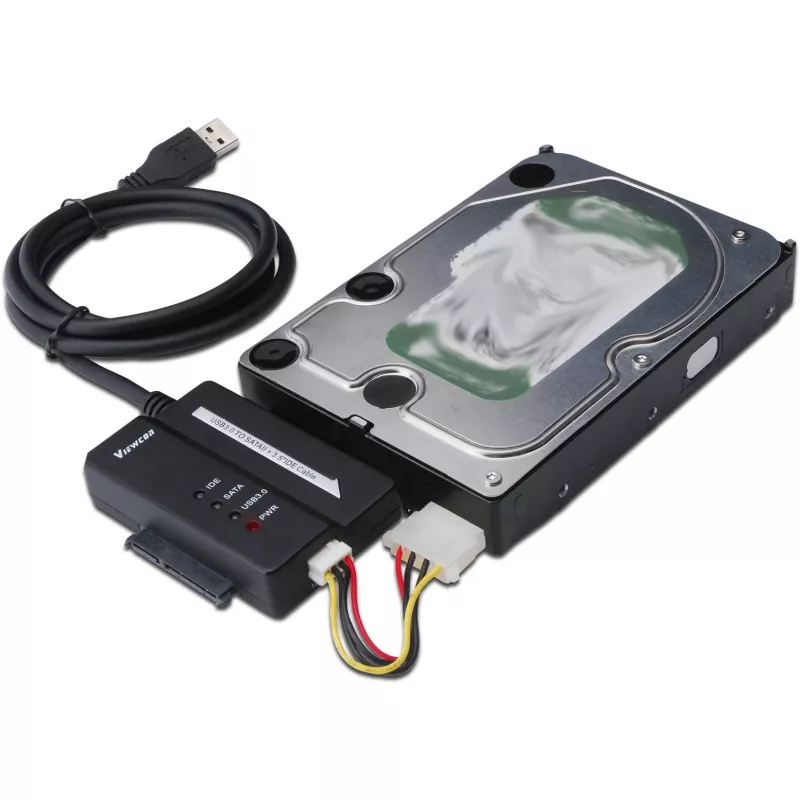 DIGITUS DA-70325 - Kontroler pamięci masowej - 6,4 cm, 8,9 cm (2.5, 8,90cm (3.5)) - ATA / SATA 3Gb/s - 300MBps - USB3.0 (DA-70325)