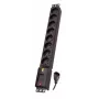 Listwa zasilająca lestar LZRM 810 BW ze złączem IEC 320, kabel 5,0 m