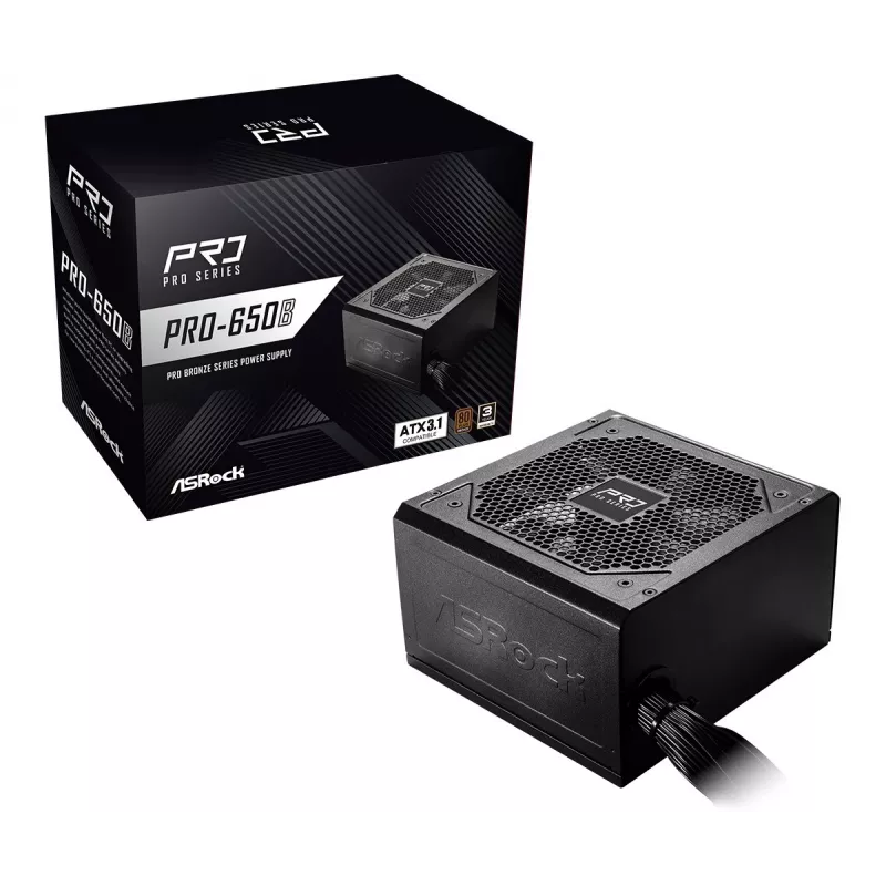 ASRock PRO-650B 650W 80 PLUS Bronze zasilacz