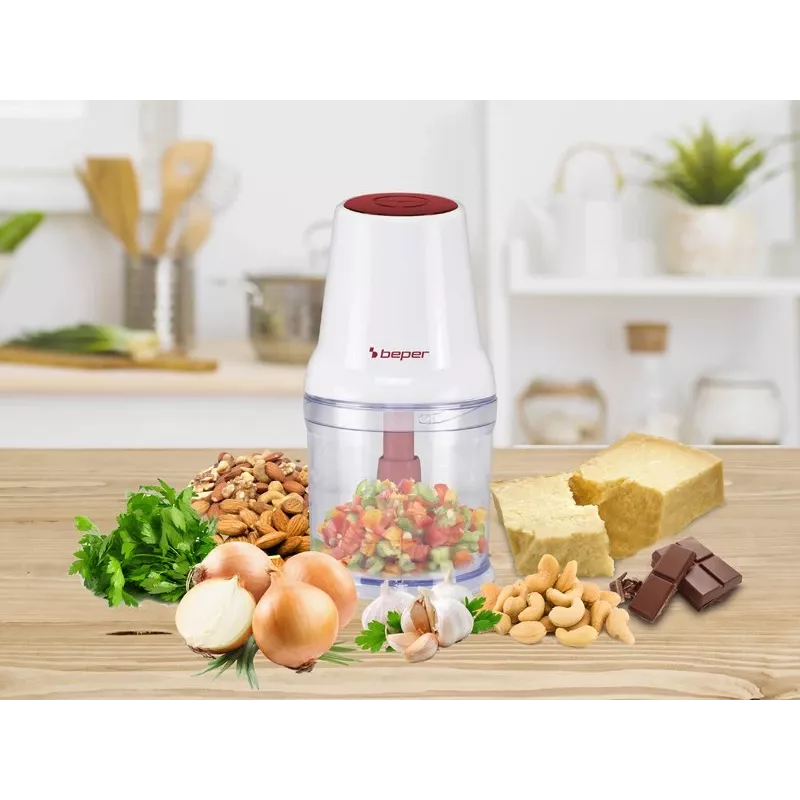 Electric coffee grinder Beper P102ROB010 stainless steel compact design