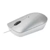Przewodowa mysz optyczna symetryczna Lenovo 540 USB Type-C, 3 tryby DPI, szara, 4 przyciski, kabel 1,8 m