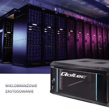 Szafa rack 19 cali QOLTEC 54461, 4U, 600x280x450 mm