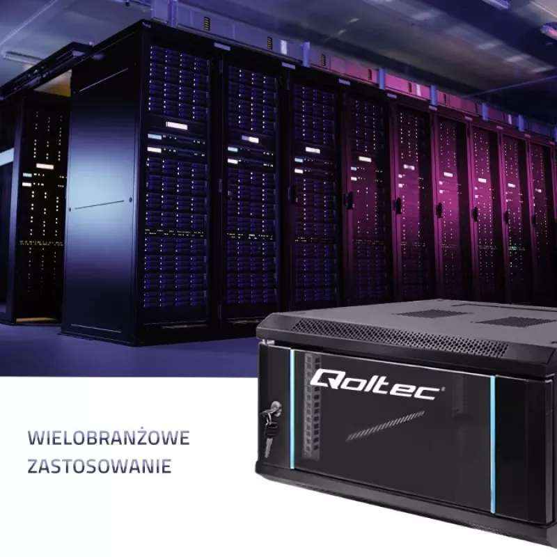 Szafa rack 19 cali QOLTEC 54461, 4U, 600x280x450 mm