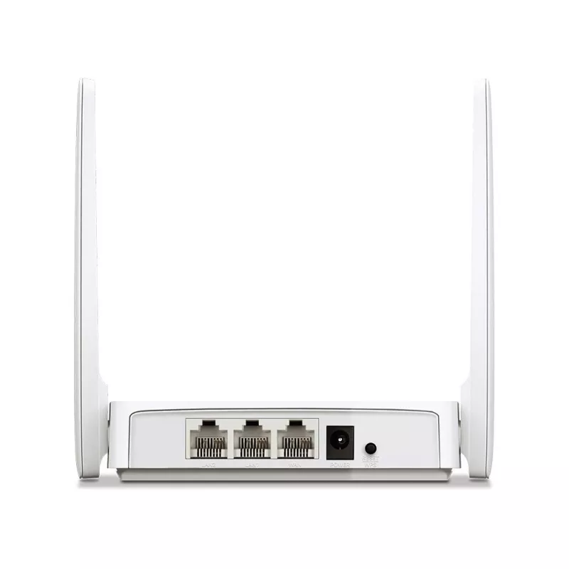 Router biurkowy MERCUSYS AC10 dwuzakresowy 2,4/5 GHz Wi‑Fi 5, 4 anteny zewnętrzne, 1x Fast Ethernet (WAN/LAN)