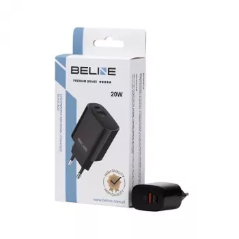 Ładowarka Beline Beli02159 — 20 W USB-C i USB-A kompatybilna z PD/QC