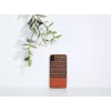 Etui na telefon man and wood dla iPhone X/XS — brązowa krata z czarnymi akcentami