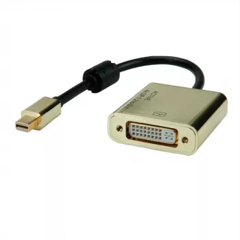 Adapter kabla wideo ROLINE 12.03.3176 Mini DisplayPort na DVI-D 0,1 m