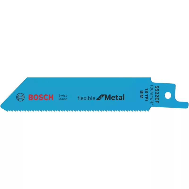 Brzegowa piła Bosch S 522 EF Bimetal 5 szt. Cięcie metalu