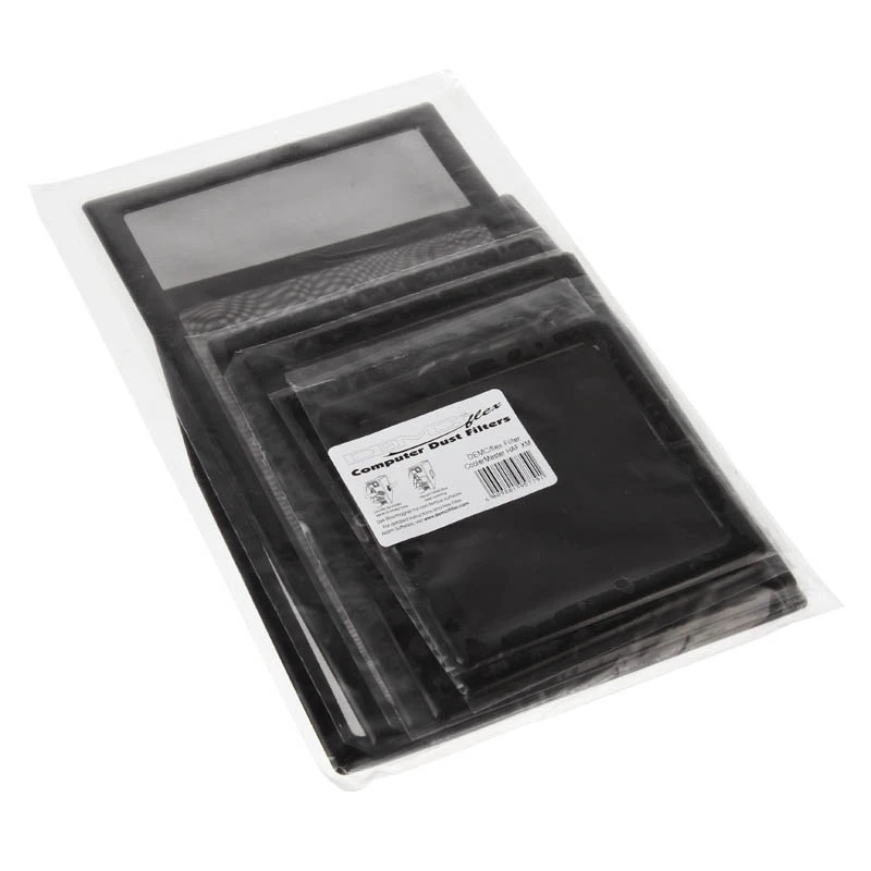 Zestaw filtrów przeciwkurzowych Demciflex do Cooler Master HAF XM - czarny/czarny
