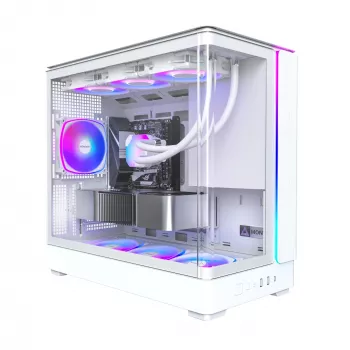 Obudowa PC Montech KING 15 PRO biały — Micro ATX / Mini-ITX, Midi Tower