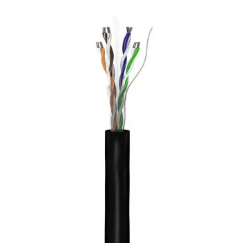 Kabel sieciowy Goobay CAT 6 U/UTP 100m czarny