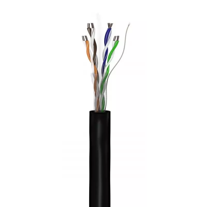 Kabel sieciowy Goobay CAT 6 U/UTP 100m czarny