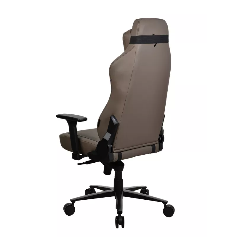 Fotel gamingowy Arozzi Vernazza SoftPU Brązowy — ergonomiczny design, tapicerka SoftPU