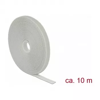 Zapięcie na rzep DeLOCK szary 13 mm 10 m 1 szt.