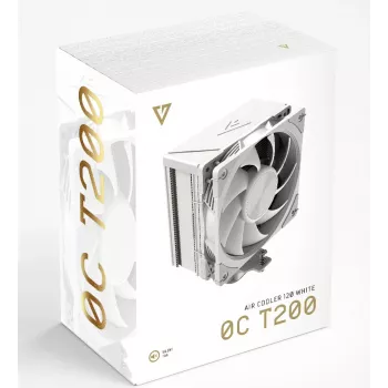 MODECOM Volcano 0C T200 Chłodzenie procesora Powietrzne 12 cm Biały