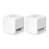 Mesh system MERCUSYS Halo H60X (2-pack) Dual-band Wi‑Fi 6, 1500 Mbps, up to 350 m², 2x LAN, internal antennas, biały