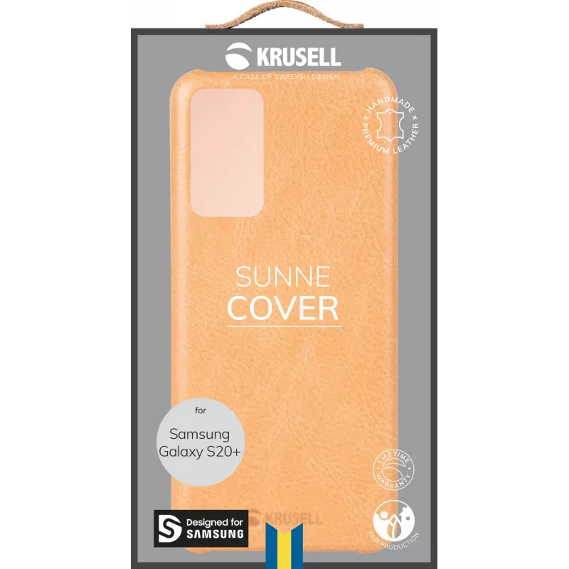 Cover Krusell Sunne Galaxy S20+ 17 cm (6.7 inch) Beżowy