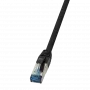 Kabel sieciowy LogiLink CQ6105S RJ-45 Cat6a 15 m czarny