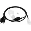 EUROLITE LED Neon Flex 230V cienki kabel z wtyczką model 50499815 — elastyczna taśma LED neon, podłączenie do sieci 230V