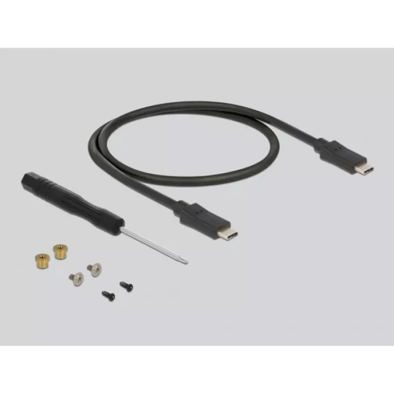 Obudowa SSD DeLOCK 42003 Zewnętrzna obudowa na dysk M.2 SATA SSD z USB typu C