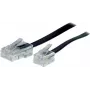 Kabel telefoniczny Tecline 74315 15 m czarny