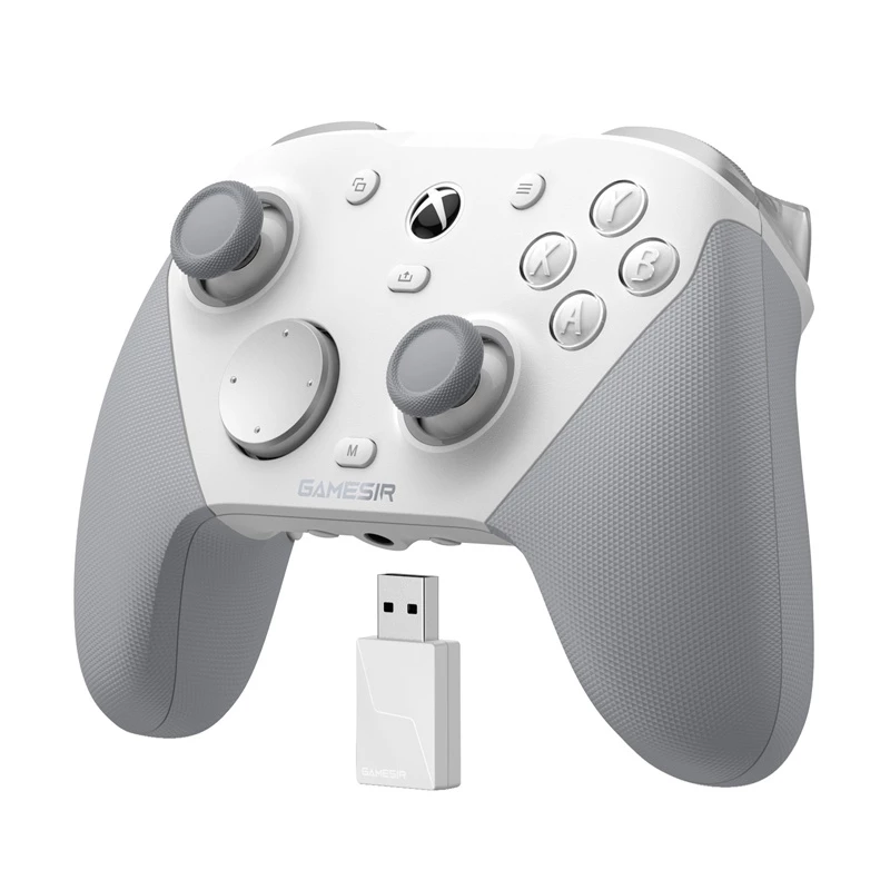 GameSir kontroler gamingowy G7 PRO Mech biały — obsługa przewodowa/bezprzewodowa, układ ergonomiczny