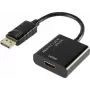 Konwerter wideo Renkforce DisplayPort na HDMI, model 1407508, czarny
