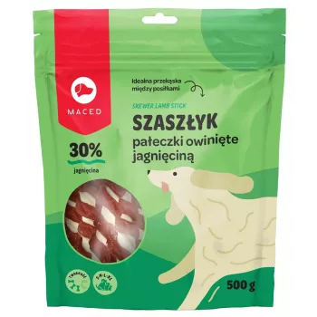 MACED Szaszłykowa pałeczka jagnięca - przysmak dla psa - 500g