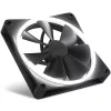 Wentylator obudowy NZXT F140 RGB 14 cm, czarny, 500–1800 RPM, łożysko Fluid Dynamic, 4-pin, 18 diod LED