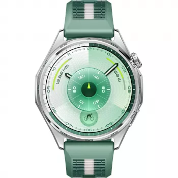 Huawei WATCH GT6 3,73 cm (1,47 cala) AMOLED 46 mm Cyfrowy 466 x 466 pikseli Dotykowy Stal nierdzewna GPS (satelitarny)