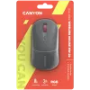 Canyon MW-22 2in1 RGB bezprzewodowa mysz - Szara - Bluetooth/RF - 1600 dpi - ładowalna