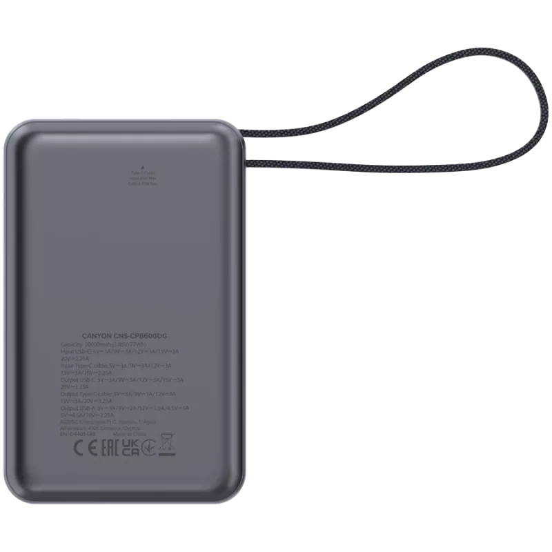 Power bank Canyon CNS-CPB600DG 20000mAh