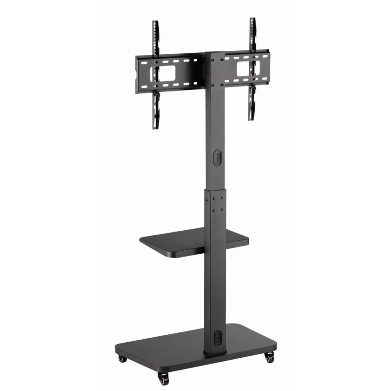 Gembird TVS-75S-02 stojak podłogowy pod telewizor z kółkami, 37 - 75, czarny