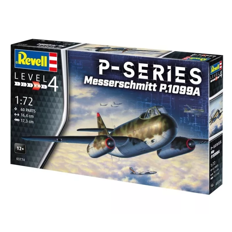 Model plastikowy samolotu REVELL Messerschmitt P.1099A-P-SER skala 1/72