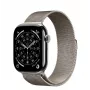 Apple Watch Series 11 GPS + Cellular 42mm Natural Titanium Case z Natural Milanese Loop