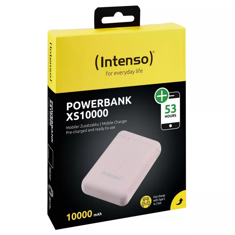 Intenso XS10000 Lithium Polymer (LiPo) 10000 mAh Różowy