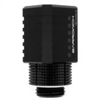 Adapter kątowy 90° Barrow G1/4'' z żeńskim na żeński — czarny
