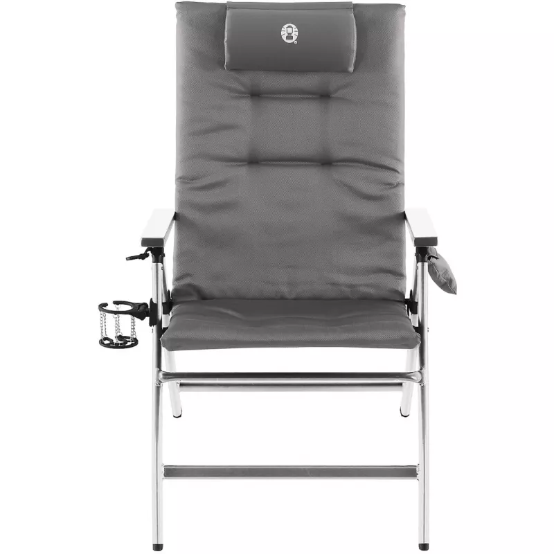 padded reclining chair, 5 positions 2000038333, camping chair szary/Srebrny