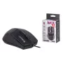Optyczna mysz symetryczna DEFENDER HIT MB-530 — 1000 DPI, USB Type-A, czarna, przewód 1,5 m