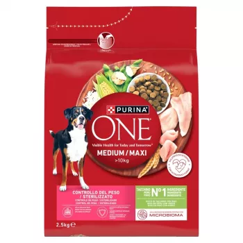 PURINA ONE MED/MAX Adult Indyk i Ryż 2,5kg