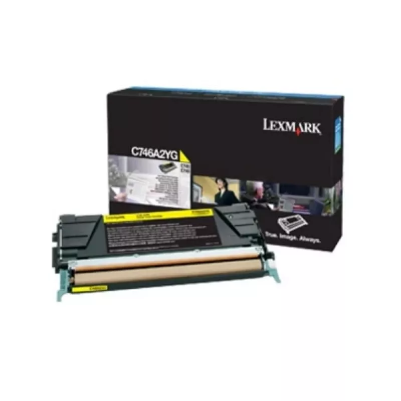kaseta z tonerem Lexmark C746A3YG 10000 stron Żółty