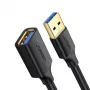 Adapter przedłużający Ugreen USB 3.0 (żeński) do USB 3.0 (męski) 2 m (czarny)